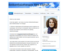 Tablet Screenshot of bekkenfysiotherapie-ligthart.nl